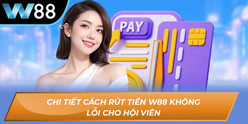Cách rút tiền W88 không lỗi