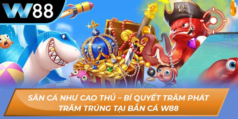 Săn cá như cao thủ – Bí quyết trăm phát trăm trúng tại bắn cá W88